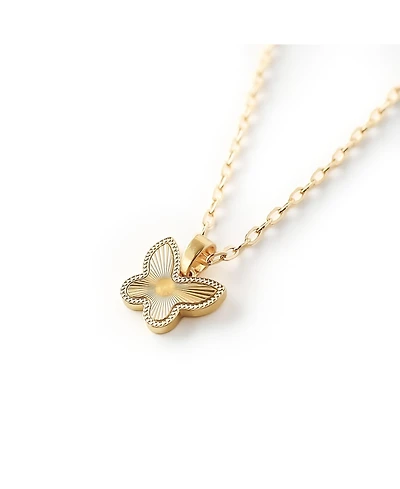 Non-Tarnishing Gold Filled Dainty Chain With Butterfly Charm Necklace