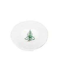 Vietri Lastra Holiday Small Oval Bowl