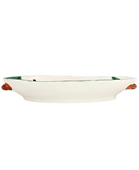 Vietri Old St. Nick Shallow Oval Bowl