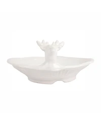 Vietri Pietra Natale Figural Deer Shallow Bowl