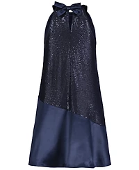 Calvin Klein Big Girls Matte Shine Swing Dress