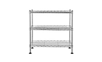 Slickblue 3-Tier UltraZinc Cabinet Organizer – Durable Metal Storage Rack for Kitchen, Bathroom, and Pantry