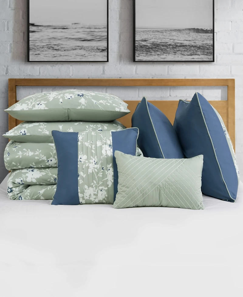 Lucky Brand Fianna Floral 7-Pc. Comforter Set, King
