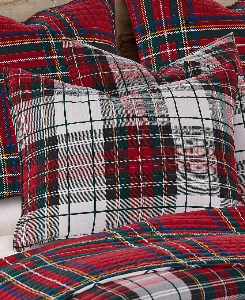 Levtex Spencer Plaid Reversible Bedspread, King/California King