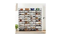 10-Tier Shoe Rack Organizer – Stackable Shoe Storage Shelf for 80 Pairs, Ideal for Entryway or Closet