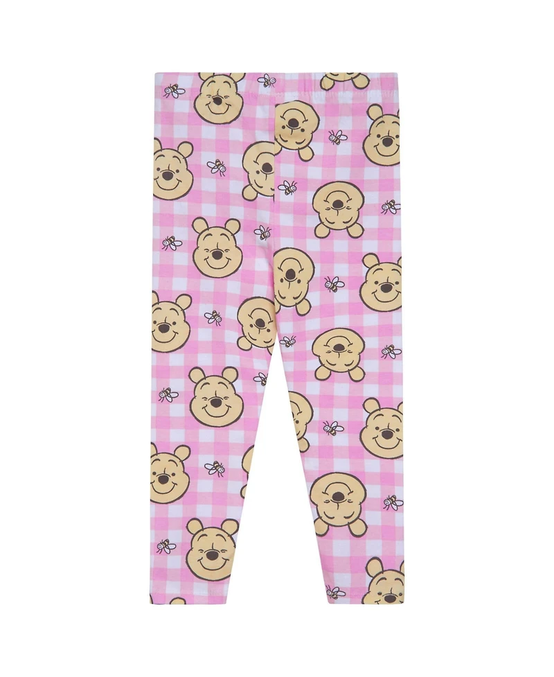 Winnie the Pooh Baby Girls Peplum T-Shirt and Leggings Outfit Set