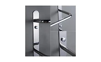 Three-Tier Towel Bar Rack – Sleek Hand-Polished Wall Mount for Bathroom or Kitchen