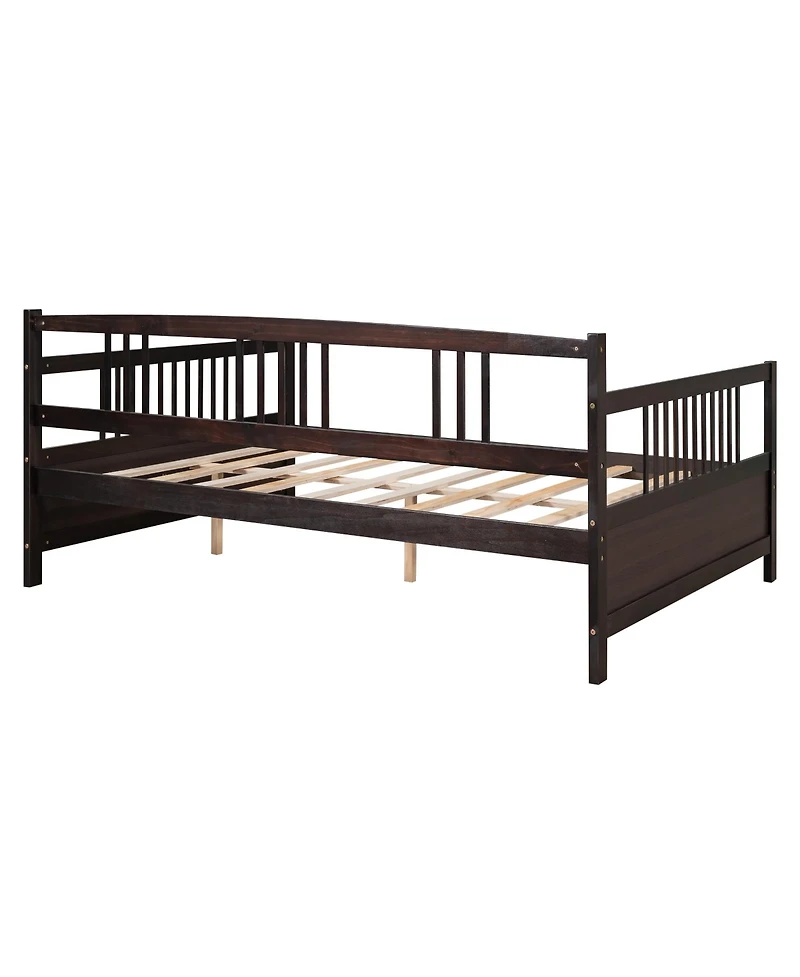 Slickblue Full Size Daybed with Support Legs, Versatile Bed Frame for Living Room & Guest Room