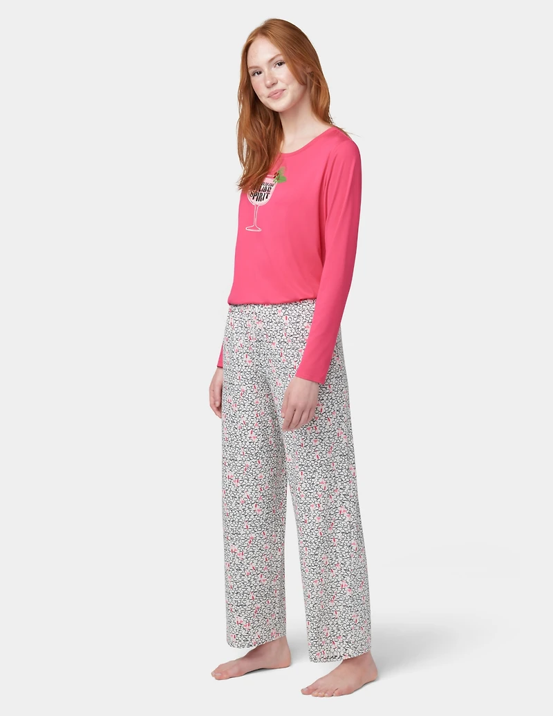 Hue Women's 2-Pc. Timeless Soft Jersey Packaged Pajama Set