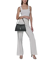 Karl Lagerfeld Paris Mercerie Medium Leather Satchel