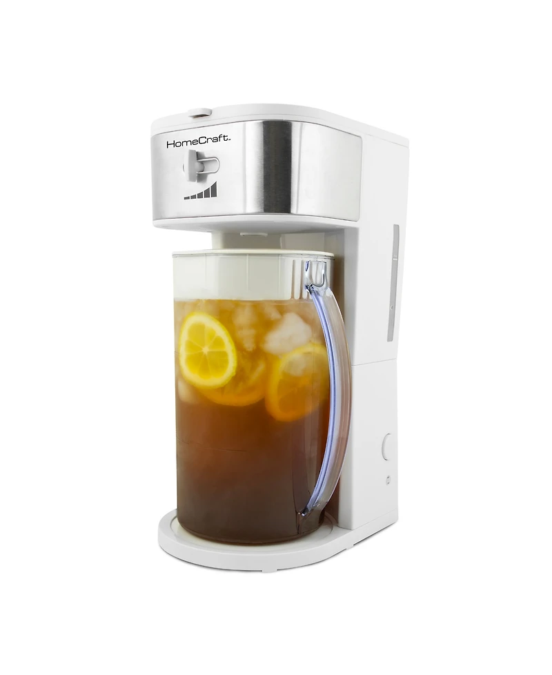 HomeCraft 3 Quart Cafe Ice Iced Coffee and Tea Brewing System HCIT3WS6A