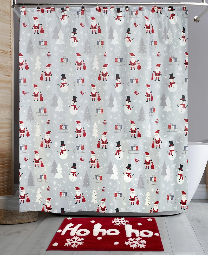 Avanti Ho Ho Ho Shower Curtain, 72" x 72"