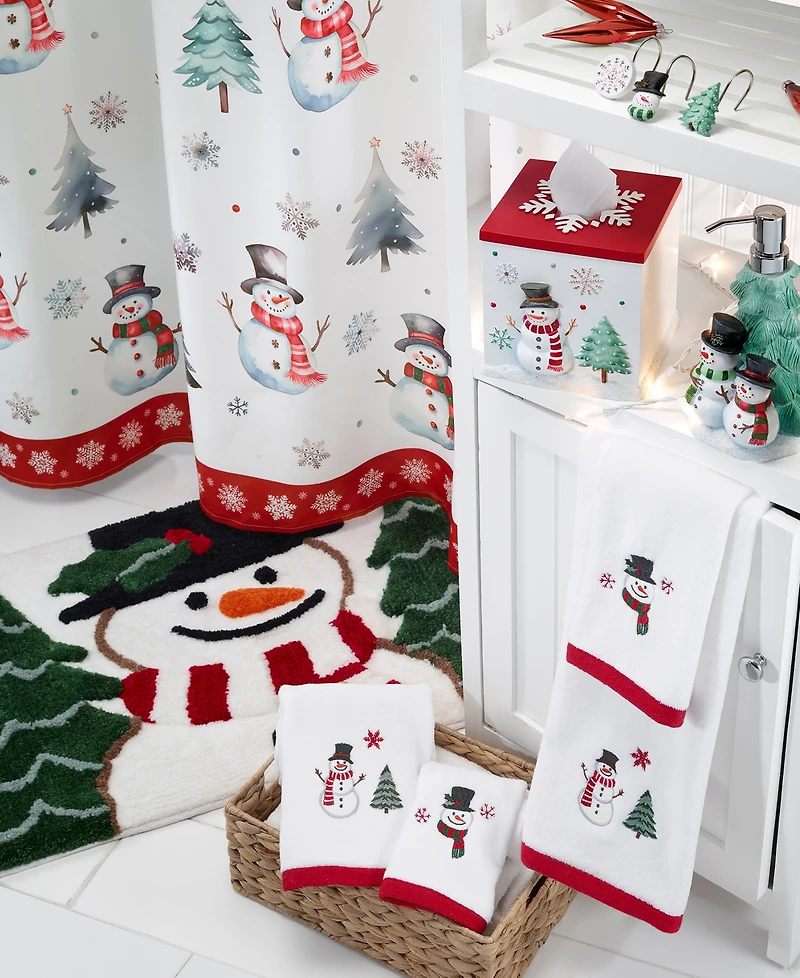 Avanti Winter Snowman Resin Soap/Lotion Dispenser