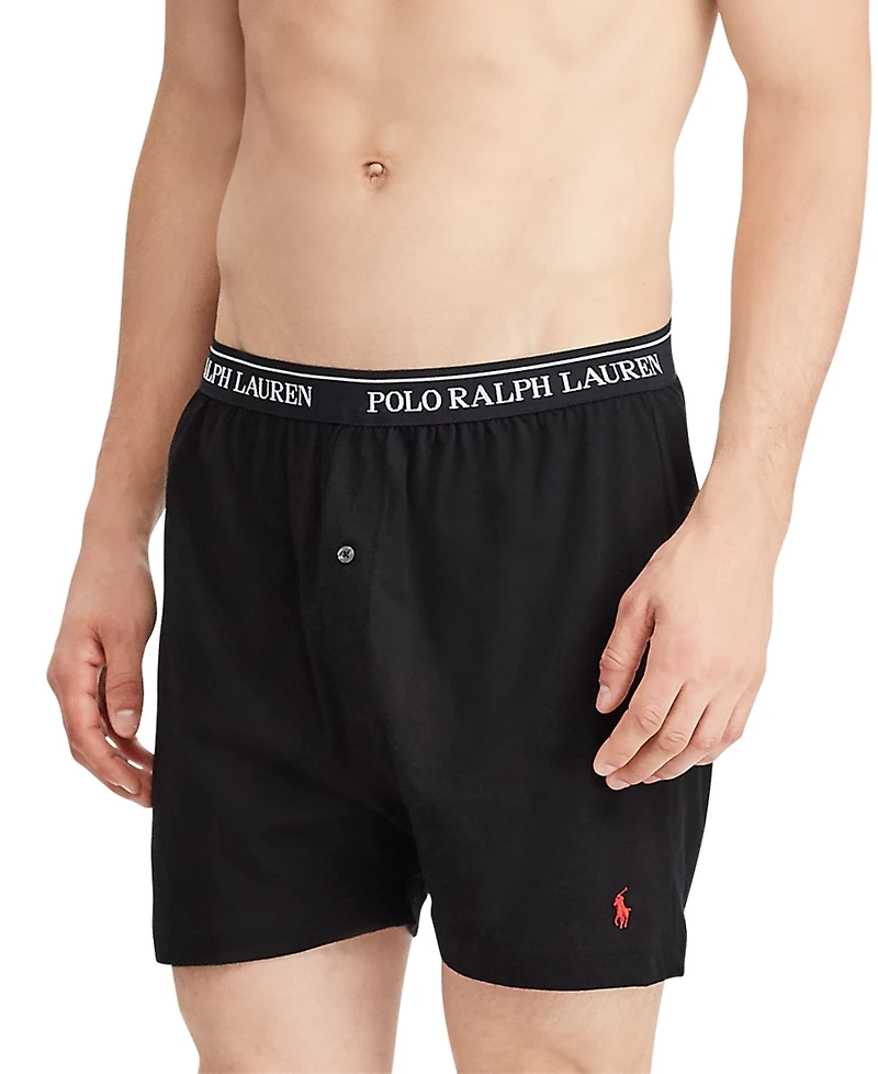Polo Ralph Lauren Men's 5-Pack Classic-Fit Cotton Knit Boxers