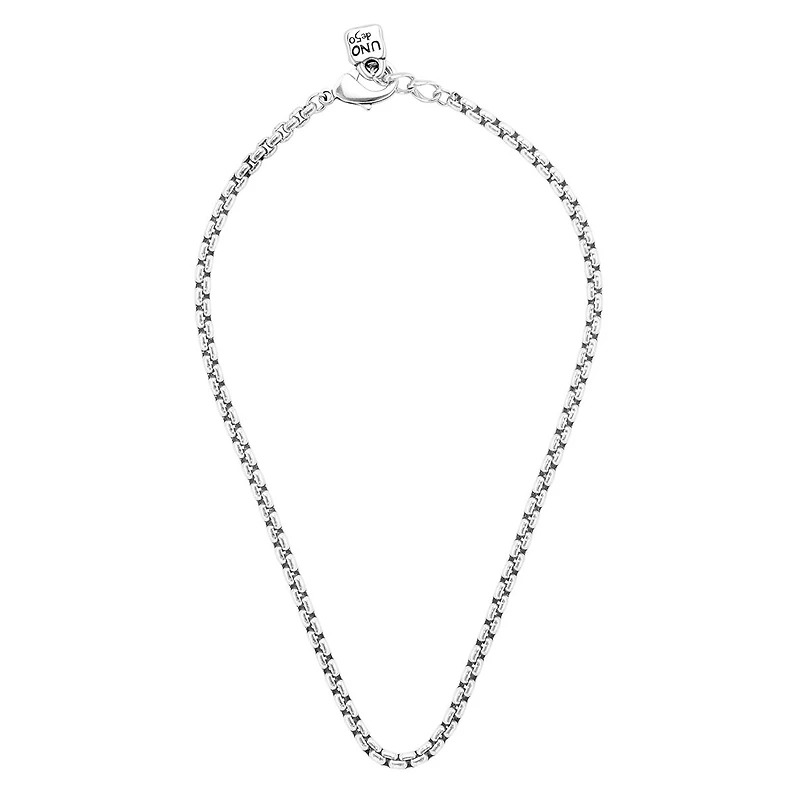 UNOde50 Sterling Silver Padlock Necklace