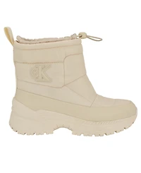 Calvin Klein Women's Nelsa Round Toe Casual Lug Sole Booties