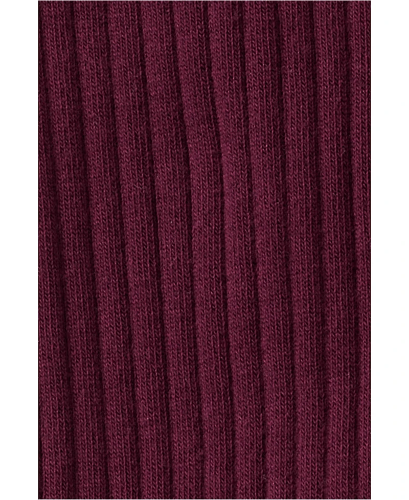 Lands' End Men's Seamless Toe Cotton Rib Dress Socks (3-pack)