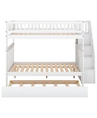 Streamdale Full Over Bunk Bed With Trundle And Staircase
