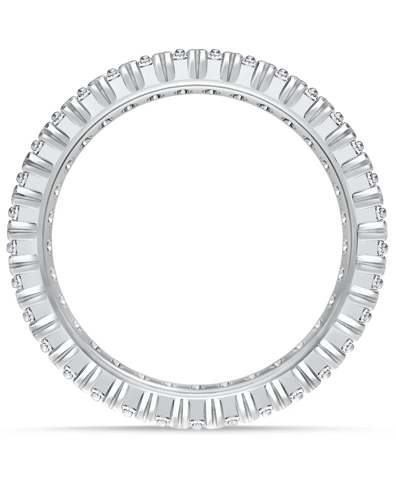 Diamond Three-Row Eternity Ring (3 ct. t.w.) Platinum, 14k White Gold, or Rose Gold
