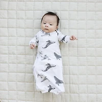 Gerber Baby Boys Gowns with Mitten Cuffs, 4-Pack