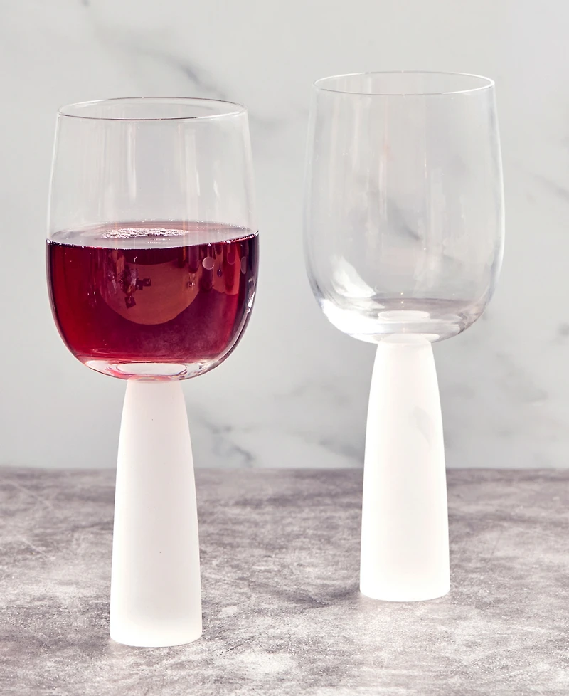 Anton Studio Designs Oslo Wine Glasses Frost, Set of 2