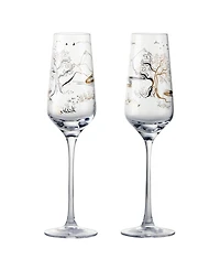 Anton Studio Designs Skye Champagne Flutes, Set of 2