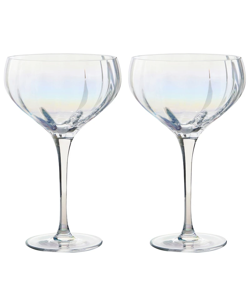 Anton Studio Designs Palazzo Champagne Coupes, Set of 2