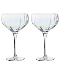 Anton Studio Designs Palazzo Champagne Coupes, Set of 2