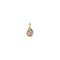 UNOde50 Circular Metal Alloy Charm with Faceted Stone