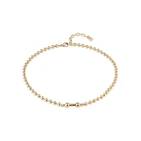 UNOde50 18K Gold Plated Cylindrical Charm Necklace