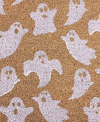 Vcny Home Flying Ghost Halloween Coir Outdoor Doormat, 18" x 30"