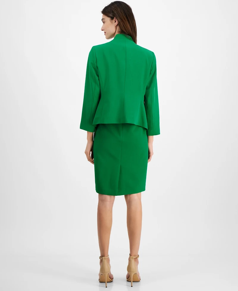 Le Suit Petite Cutout Kissing Jacket & Sheath Dress Set, Regular Sizes