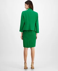 Le Suit Petite Cutout Kissing Jacket & Sheath Dress Set, Regular Sizes