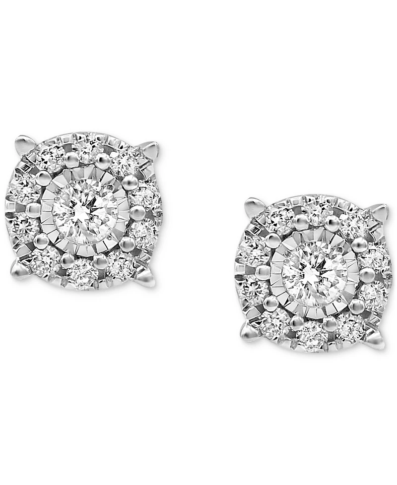 Diamond Stud Earrings (1/3 ct. t.w.) 14K White, Yellow or Rose Gold