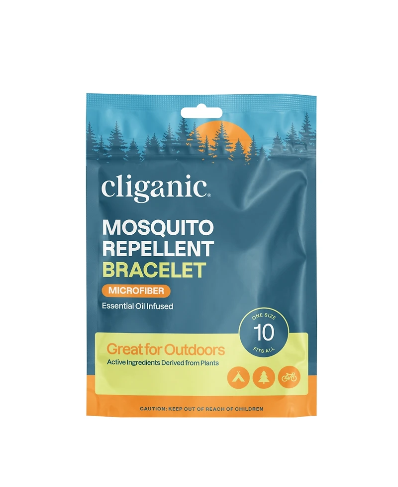 Mosquito Repellent Bracelets - Microfiber - 10 Pack