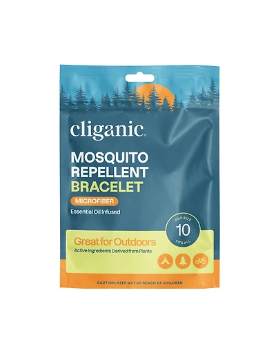 Mosquito Repellent Bracelets - Microfiber - 10 Pack