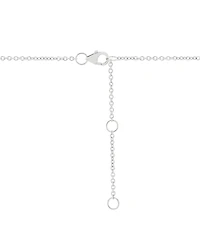Grown With Love Cultured Freshwater Pearl (8mm) & Lab-Grown Diamond (2-3/4 ct. t.w.) Collar Necklace in 14k White Gold, 16 + 2" extender