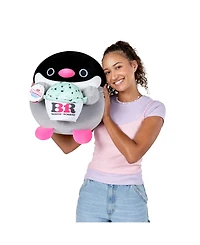 Snackles Zuru Large Penguin and Basink-Robbin Soft Plush Toy