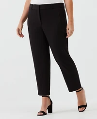 Rafaella Plus Straight Leg Ankle Pants