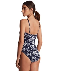 Lauren Ralph Lauren Women's Floral-Print U-Wire One-Piece Swimsuit