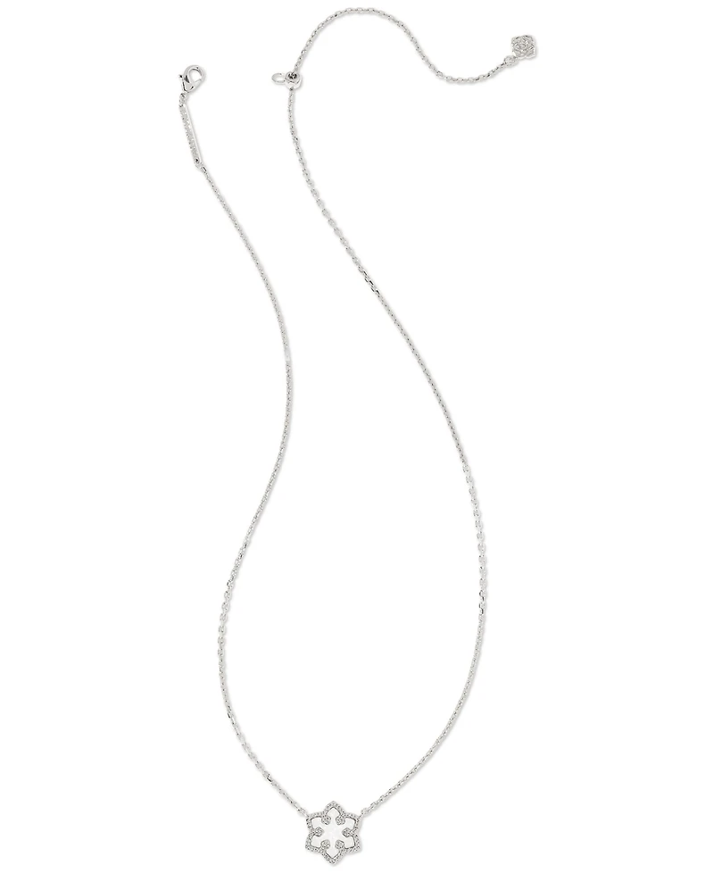 Kendra Scott Kyocera Opal Snowflake Short Pendant Necklace, 14" + 4" extender
