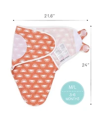 The Peanutshell Baby Boys Desert Safari 3-Pack Swaddles