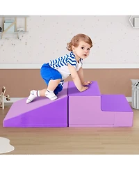 Step and Slide Climber for Infants Toddlers Baby Soft Foam Structure Blocks