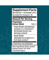 Host Defense Reishi Extract - Heart & Immune Health Support Supplement - Mushroom Supplement to Support Energy & Vitality