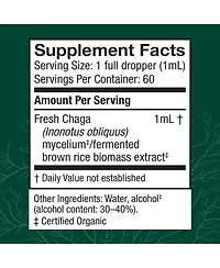 Host Defense Chaga Extract - Immune System Support Supplement - Chaga Mushroom for Antioxidant Activity Support