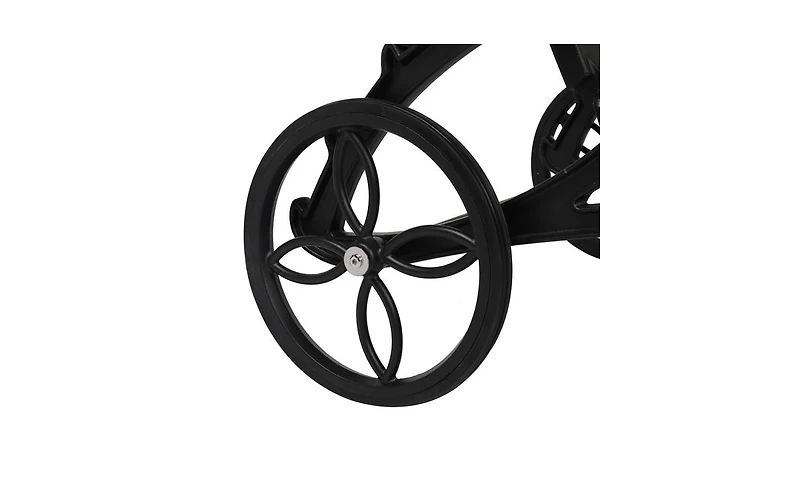 Slickblue Adjustable Cast Aluminum Lying Bed for Courtyards Stylish and Comfortable Outdoor Relaxation