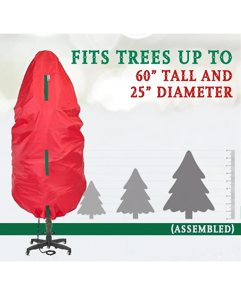 Florida Brands Upright Christmas Tree Storage Bag For Topiary and Holiday up to ft Tall