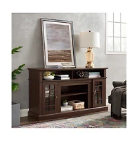 Tv Console Table with Storage – Entertainment Center for Flat Screens Up to 65", Classic Design