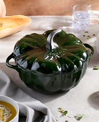 Staub Enameled Cast Iron 3.5 Qt. Basil Pumpkin Cocotte