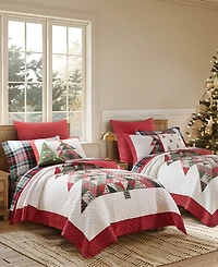 Levtex Patchwork Pine Stitching 2-Pc. Quilt Set, Twin/Twin Xl